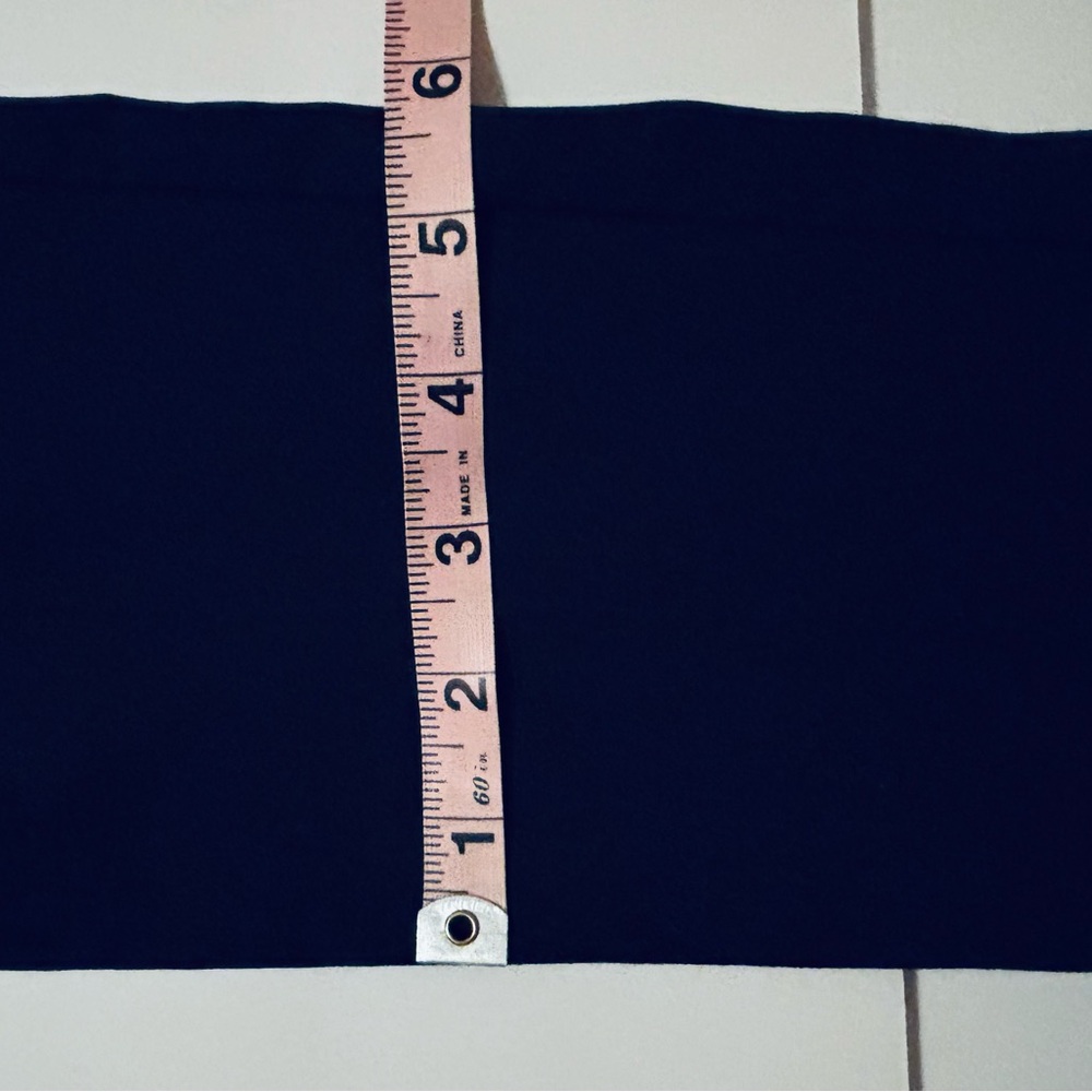 MARIO SERRANI ITALY Size 8 Women’s Deep Navy Blue Trousers, Dress Pants, Stretch - Picture 8 of 8